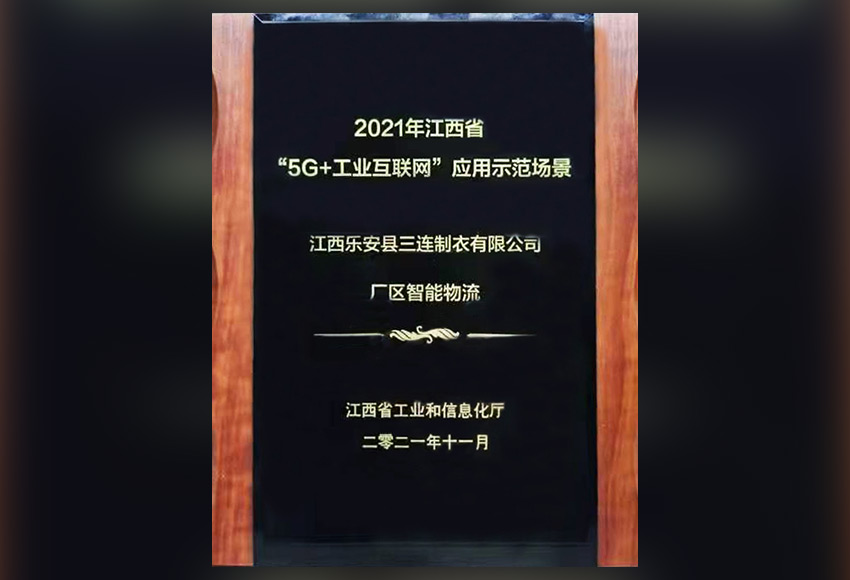 2021年江西省“5G+工業(yè)互聯(lián)網(wǎng)”應(yīng)用示范場景（廠區(qū)智能物流）